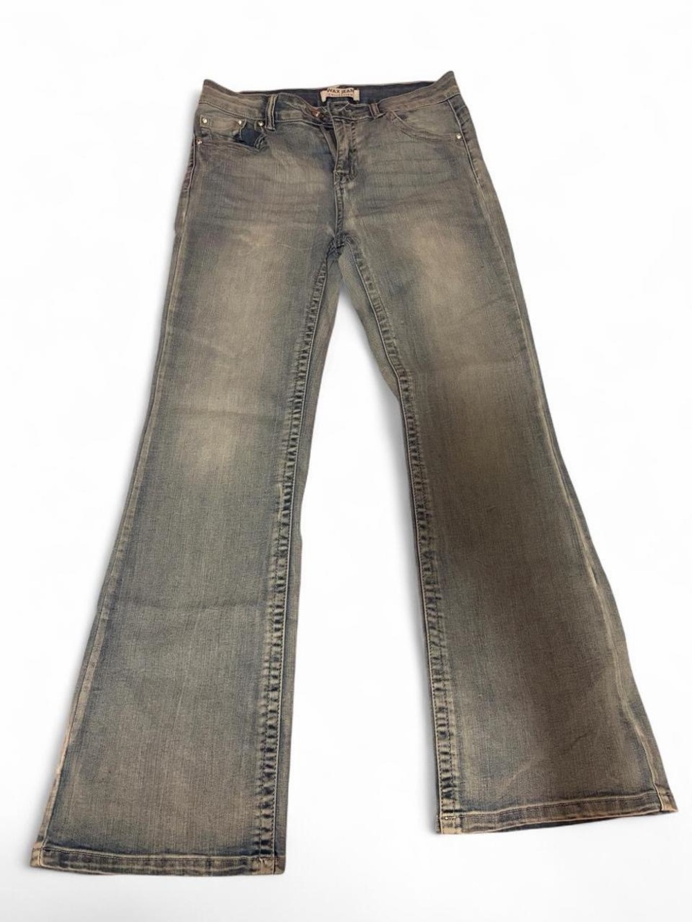 Forever 21 Embroidered with Gems, Midrise, Women’s boot cut jeans.